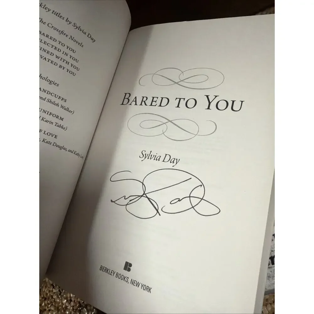 Bared to You: A Crossfire Novel - Paperback By Day, Sylvia‎ - Signed